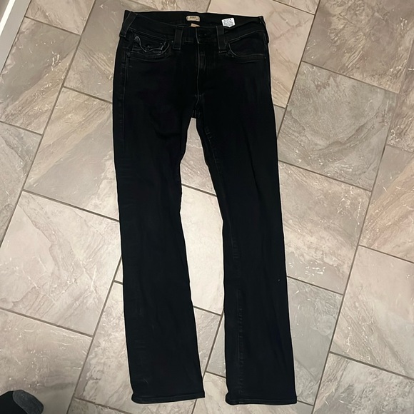 Authentic men’s True Religion Ricky W/flaps relaxed straight jeans. Lightly used - Picture 2 of 7